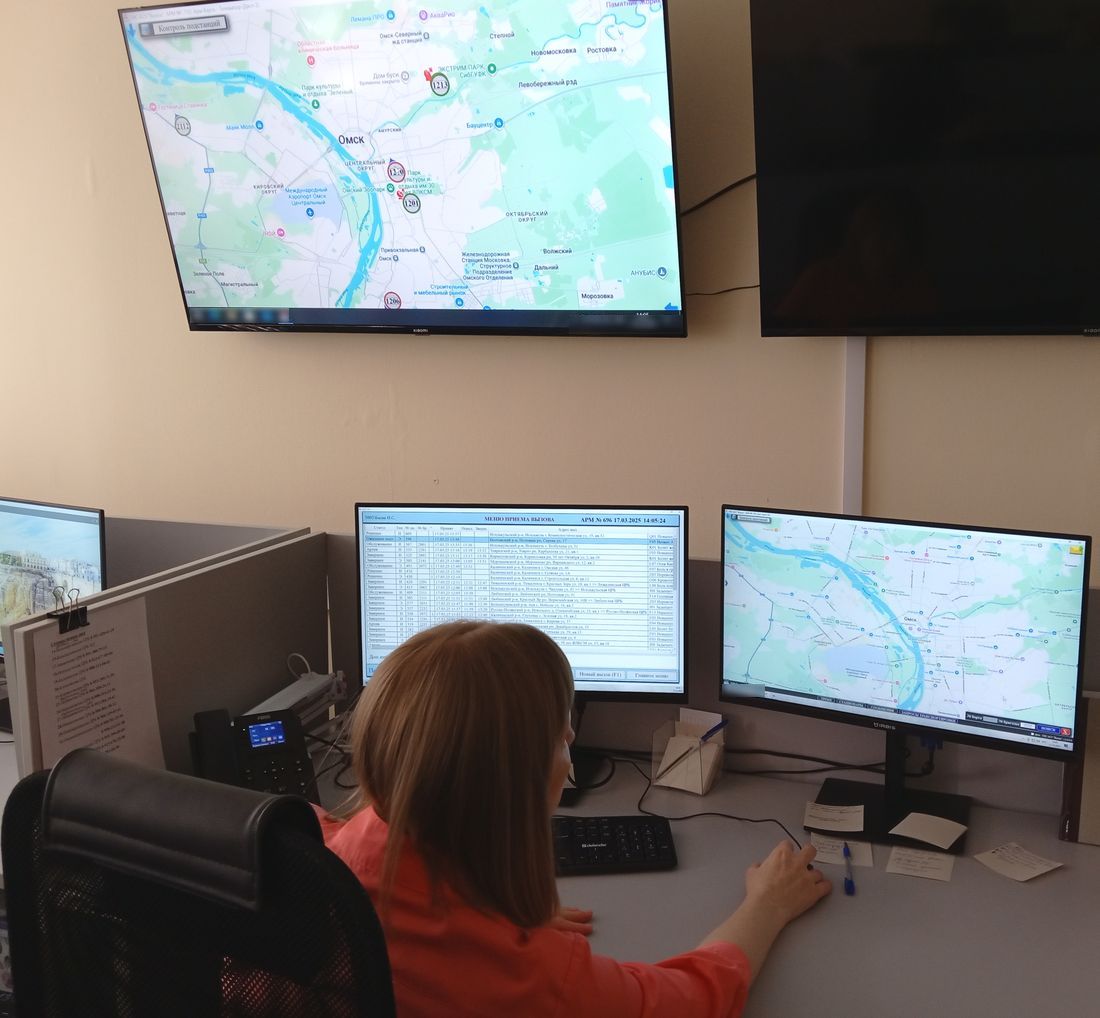 В Омской области начала работу Единая диспетчерская служба скорой помощи!.