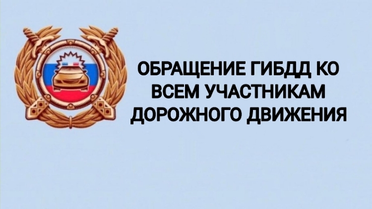 Госавтоинспекция обращается ко всем участникам дорожного движения.